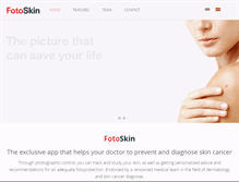 Tablet Screenshot of fotoskinapp.com